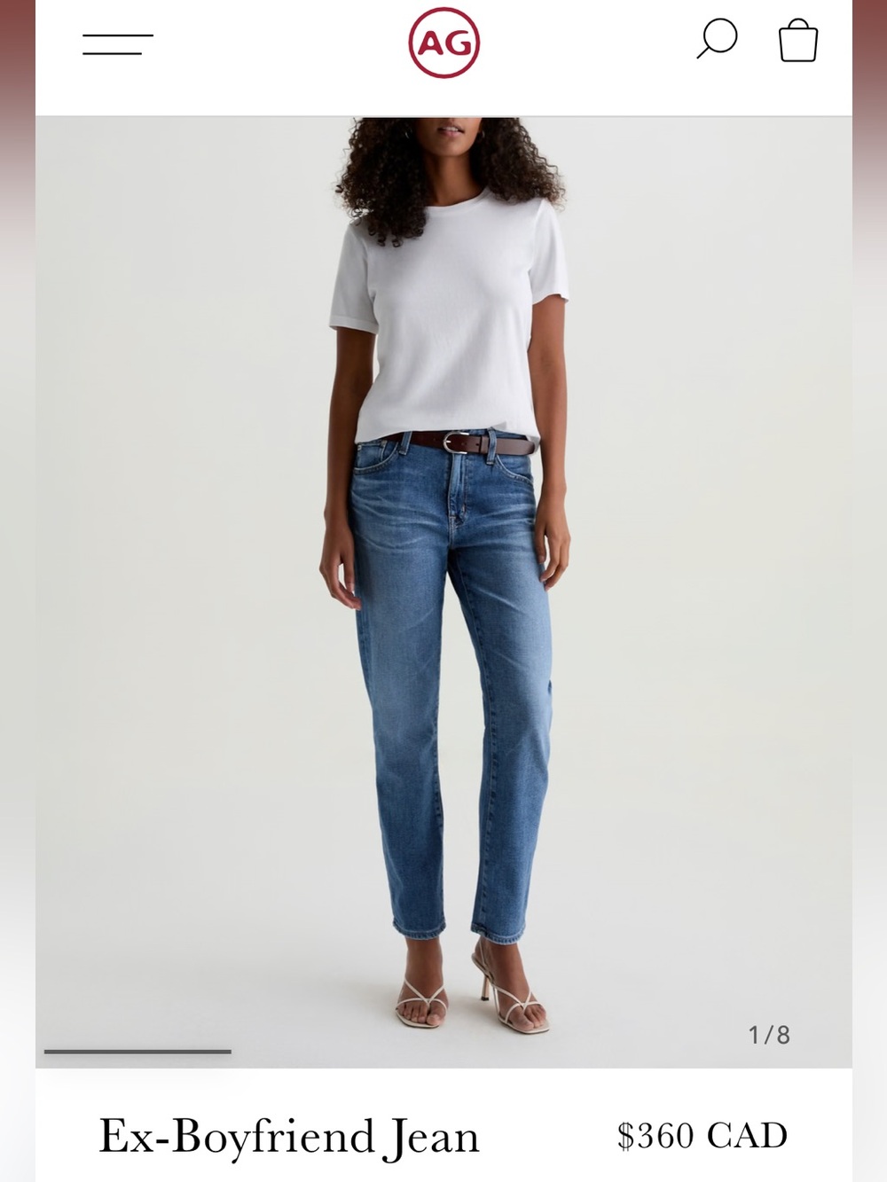 AG Adriano Goldschmied Ex Boyfriend Slim Jeans